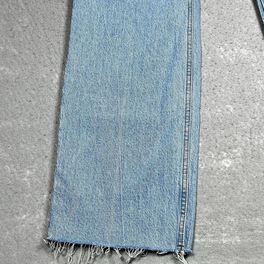 Abercrombie & Fitch Jeans Women’s 27 The Baggy Low Rise Denim Blue Medium Wash - Picture 4 of 12